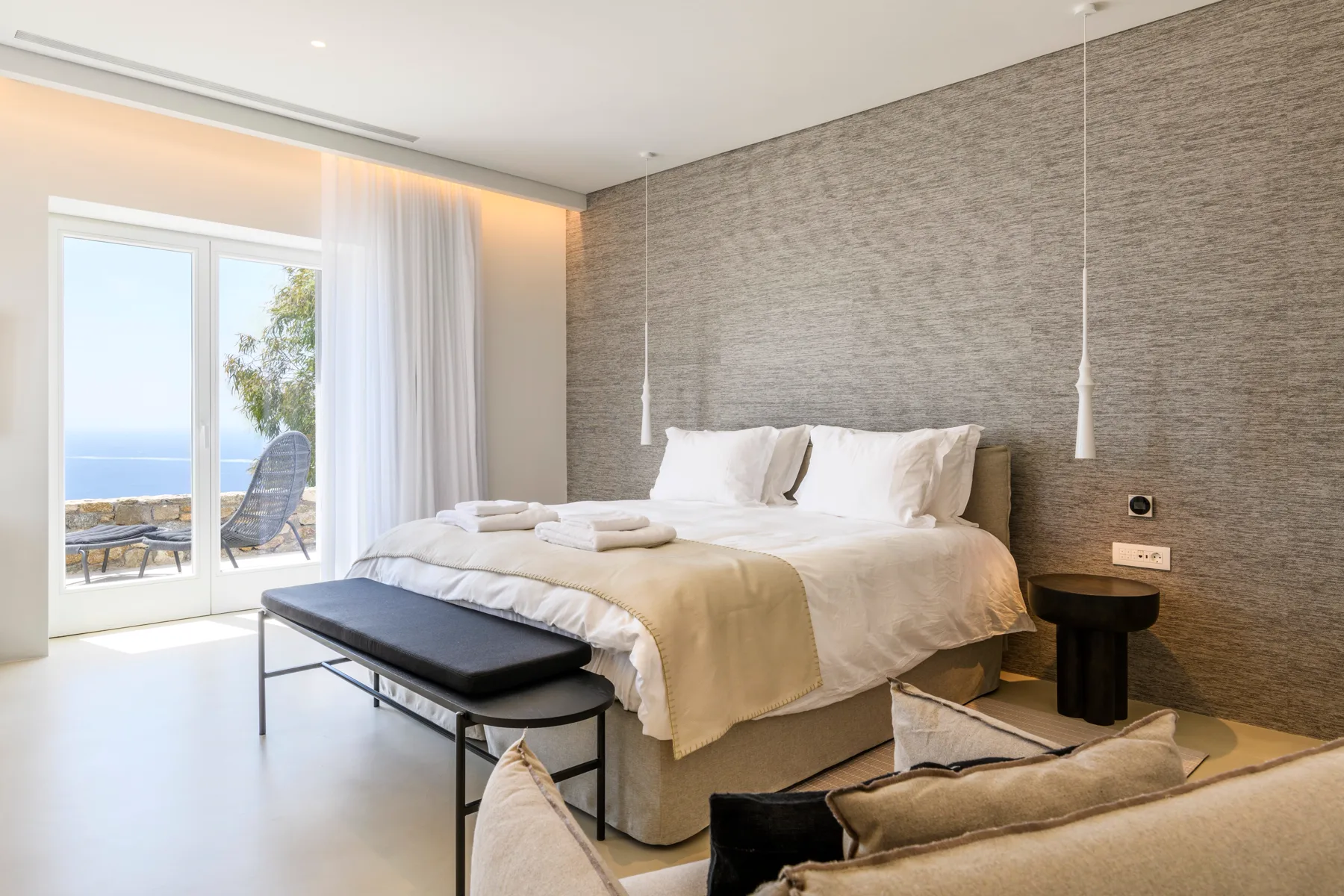 A serene bedroom at Silver Breeze
